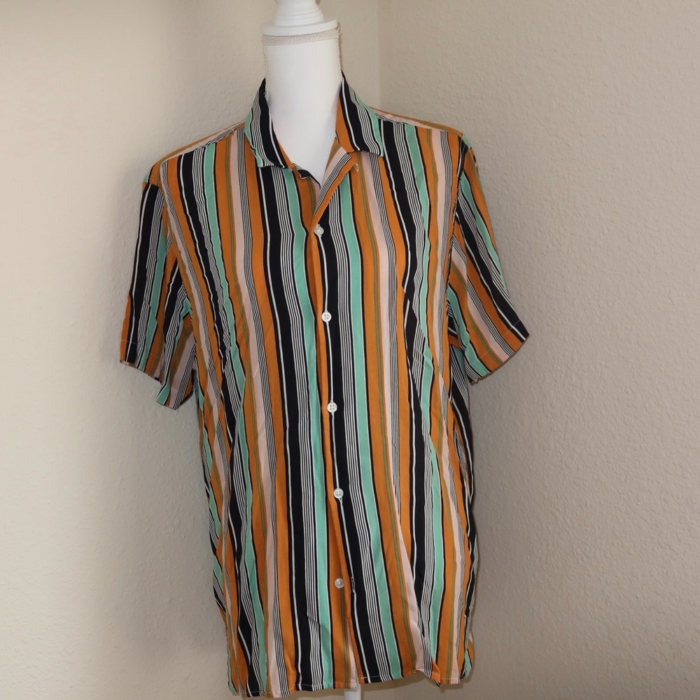 Striped Multicolor Men's Shirt